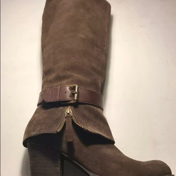 Brown Suede Boots - Picture 2 of 2